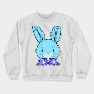 Jitters the Hyper Anime Easter Bunny (MD23ETR031b) Crewneck Sweatshirt